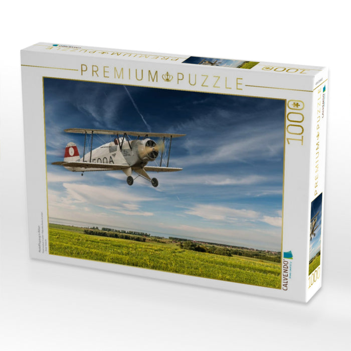 Modellflugzeug in Aktion - CALVENDO Foto-Puzzle'