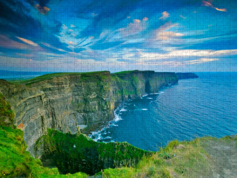 Sehnsucht Irland - Die Cliffs of Moher in County Clare sind eines der grandiosesten Naturschauspiele - CALVENDO Foto-Puzzle'