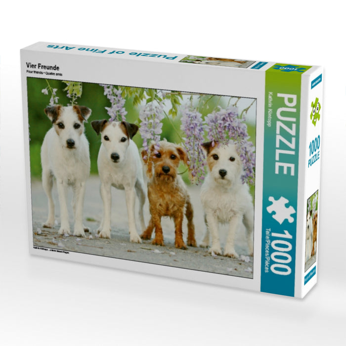 Four friends - CALVENDO photo puzzle 