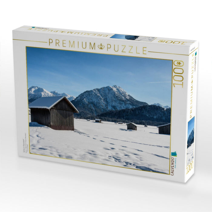 Winter in Oberstdorf - CALVENDO Foto-Puzzle'