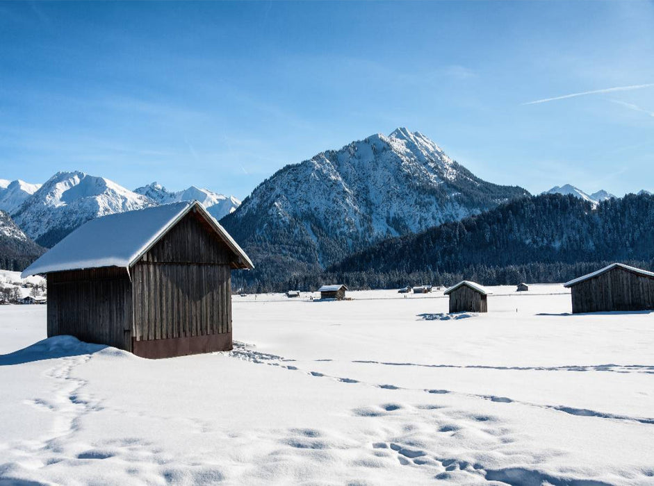 Winter in Oberstdorf - CALVENDO Foto-Puzzle'