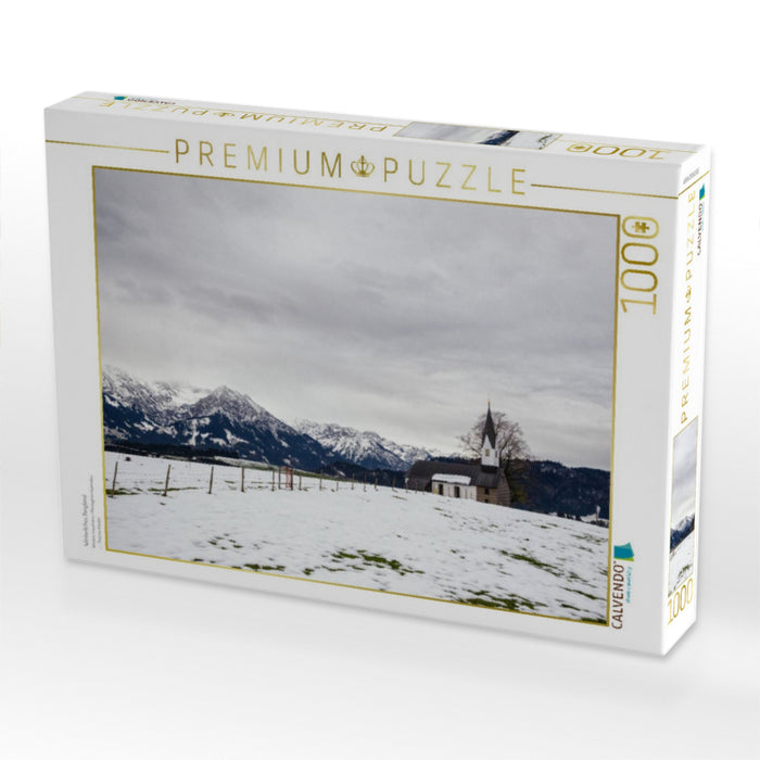Winterliches Bergland - CALVENDO Foto-Puzzle'