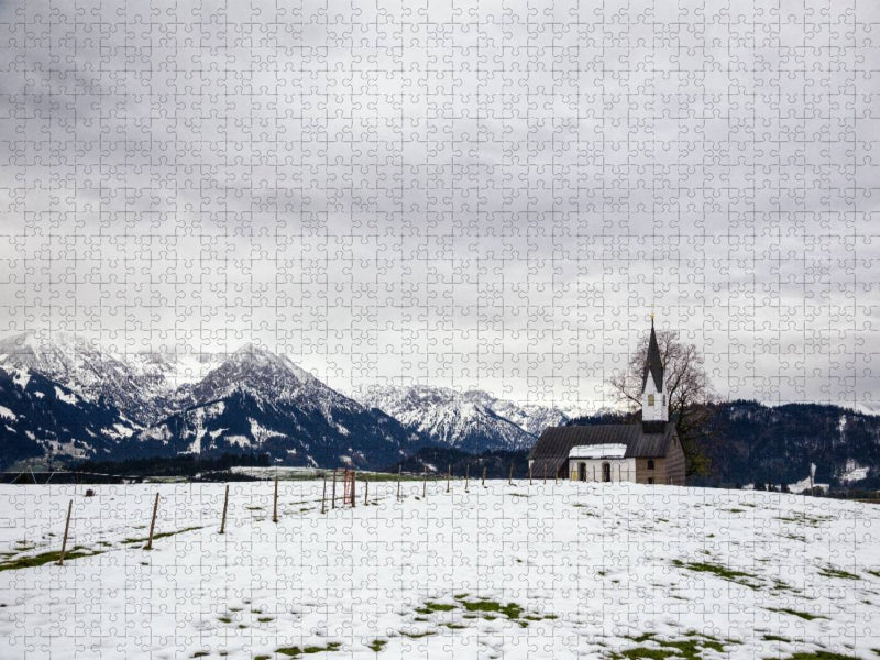 Winterliches Bergland - CALVENDO Foto-Puzzle'