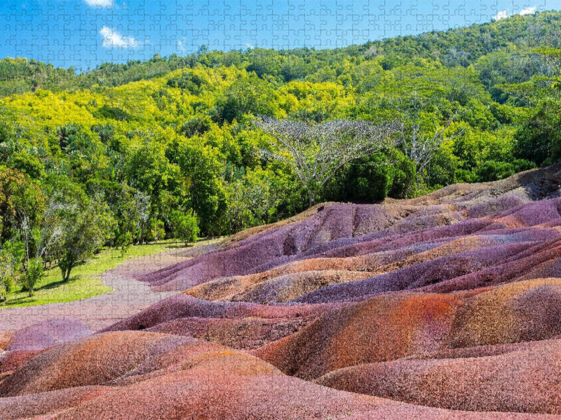 Seven Colored Earth - Mauritius - CALVENDO Foto-Puzzle'