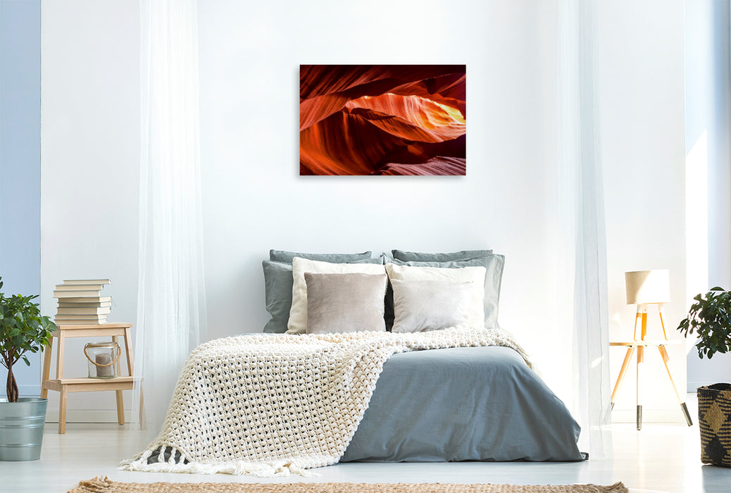 Premium Textil-Leinwand Premium Textil-Leinwand 90 cm x 60 cm quer Antelope Canyon - Arizona