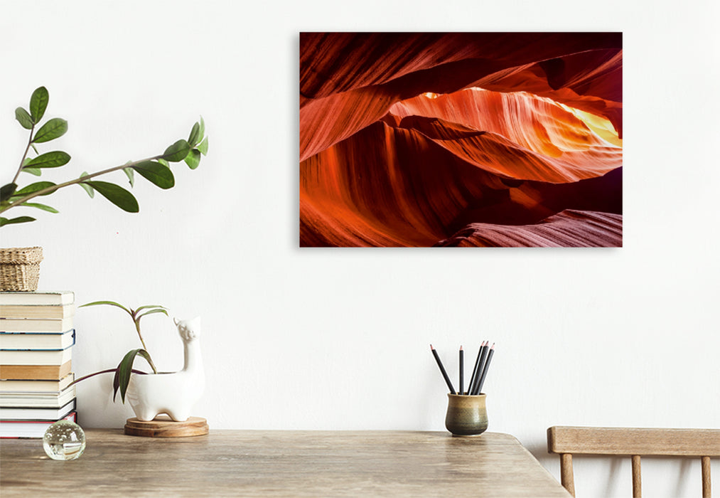 Premium Textil-Leinwand Premium Textil-Leinwand 90 cm x 60 cm quer Antelope Canyon - Arizona