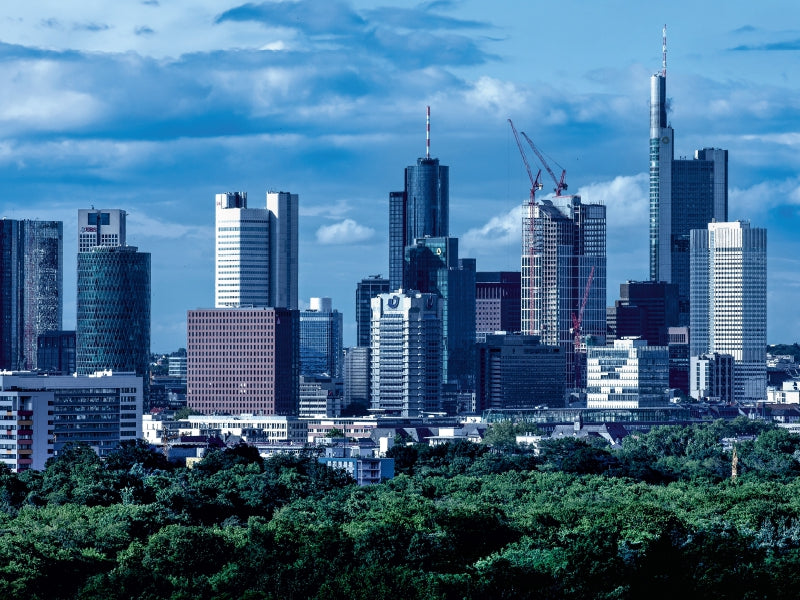 Blick vom Wäldchestag auf die Skyline 1000 Teile Puzzle quer - CALVENDO Foto-Puzzle'