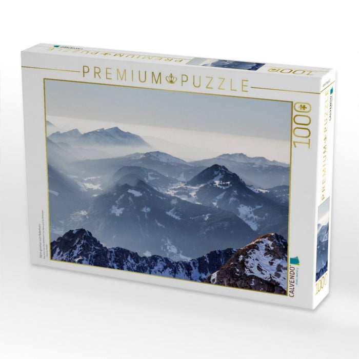 Alpen gesehen vom Nebelhorn - CALVENDO Foto-Puzzle'