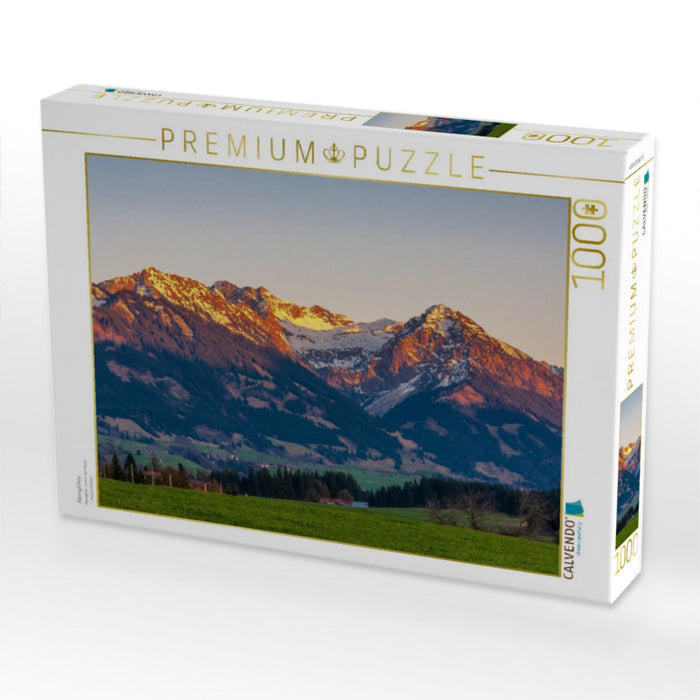 Alpenglühen - CALVENDO Foto-Puzzle'