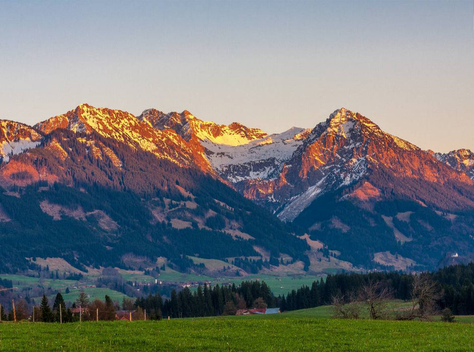 Alpenglühen - CALVENDO Foto-Puzzle'