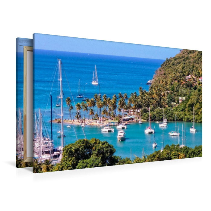 Premium Textil-Leinwand Santa Lucia