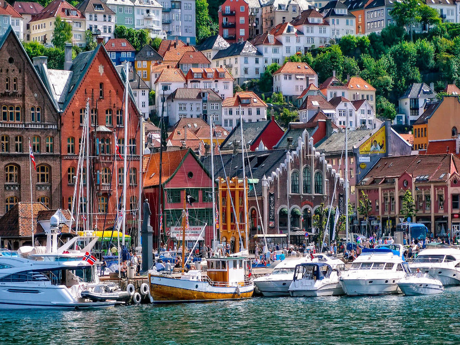 Bergen, Norwegen - CALVENDO Foto-Puzzle'