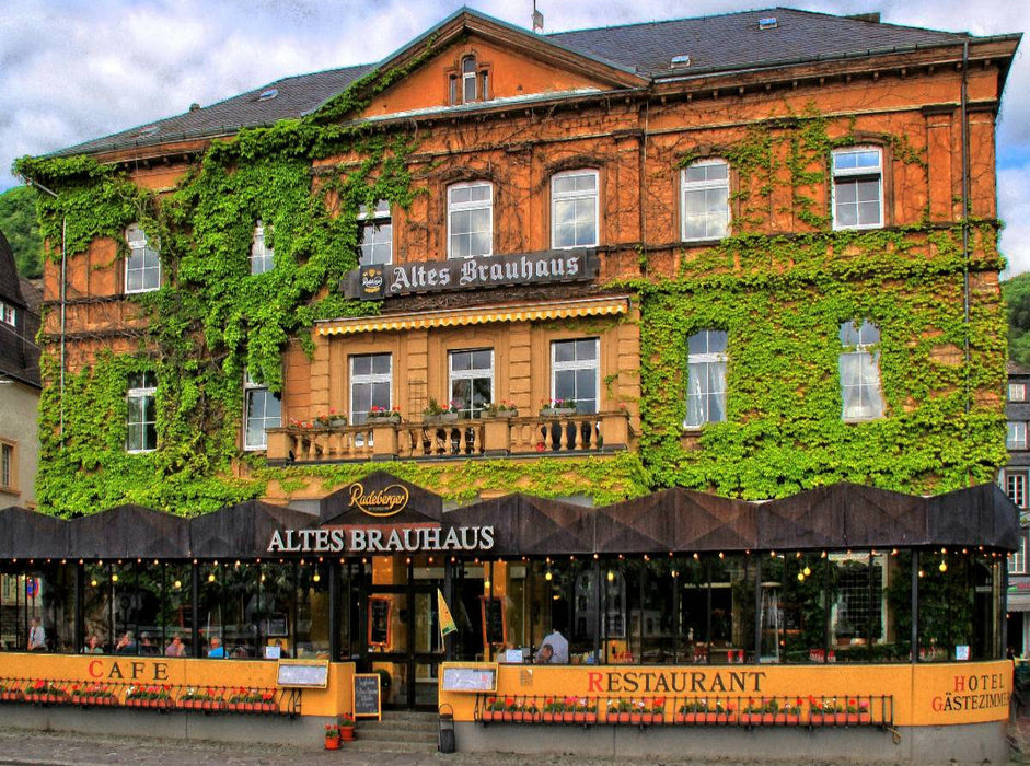 Altes Brauhaus in Bernkastel Kues - CALVENDO Foto-Puzzle'