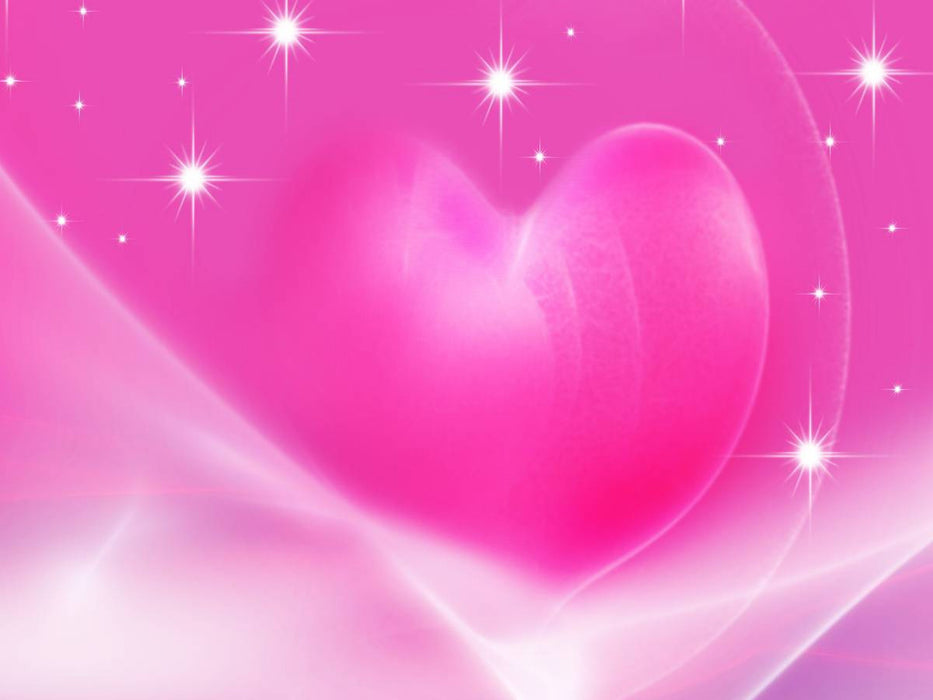 Das rosa Herz - CALVENDO Foto-Puzzle'