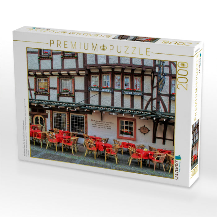 Bernkastel Kues - Für das Wohl wird reichlich gesorgt - CALVENDO Foto-Puzzle'