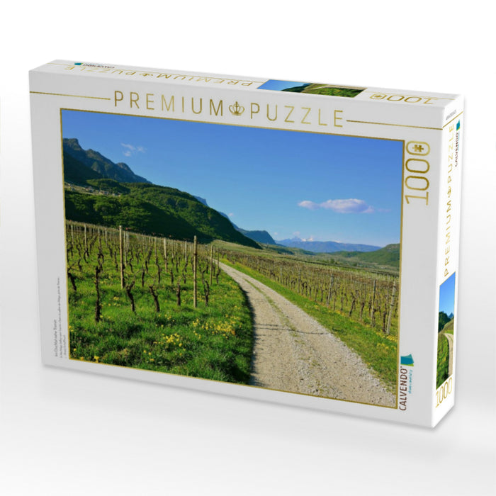 Im Etschtal nahe Tramin - CALVENDO Foto-Puzzle'