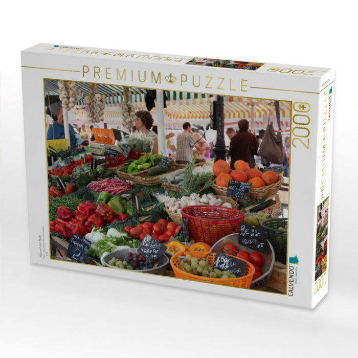 Nizza auf dem Markt - CALVENDO Foto-Puzzle'