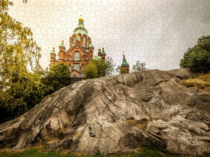 Helsinki Kathedrale - CALVENDO Foto-Puzzle'