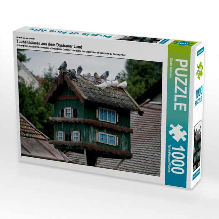 Pigeons du pays de Dachauer - Puzzle photo CALVENDO 