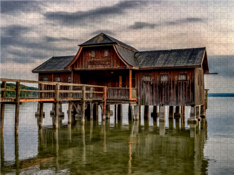Stegen am Ammersee 1000 Teile Puzzle quer - CALVENDO Foto-Puzzle'