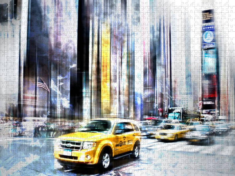 City-Art TIMES SQUARE - CALVENDO Foto-Puzzle'