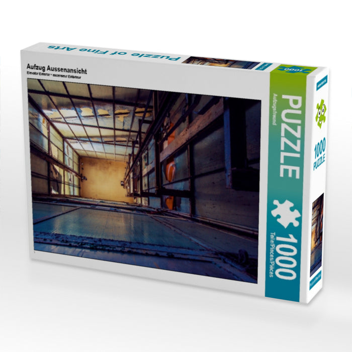 Aufzug Aussenansicht 1000 Teile Puzzle quer - CALVENDO Foto-Puzzle'