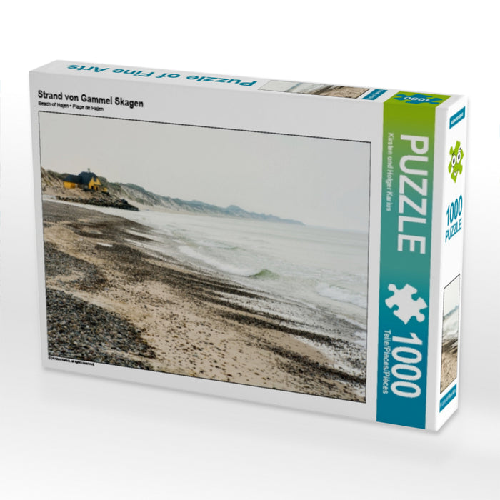 Strand von Gammel Skagen 1000 Teile Puzzle quer - CALVENDO Foto-Puzzle'