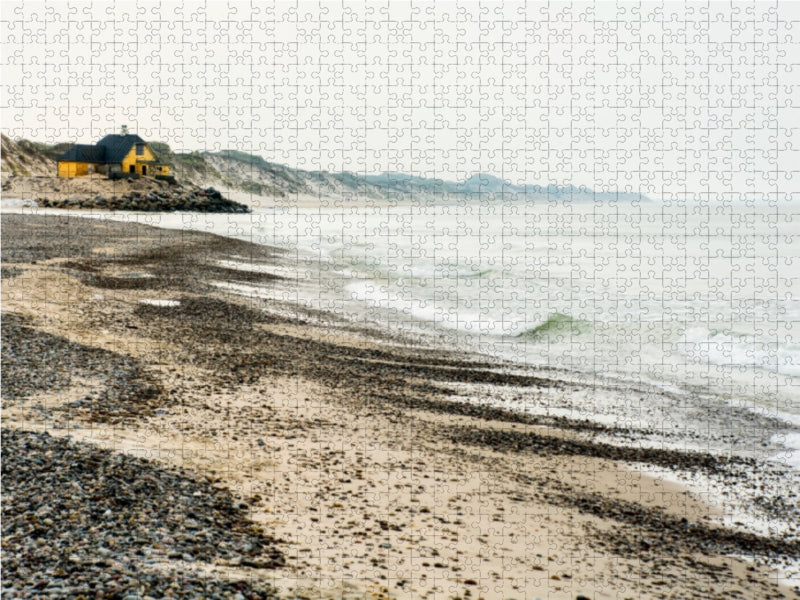 Strand von Gammel Skagen 1000 Teile Puzzle quer - CALVENDO Foto-Puzzle'