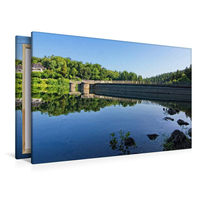 Premium Textil-Leinwand Glörtalsperre, Schalksmühle