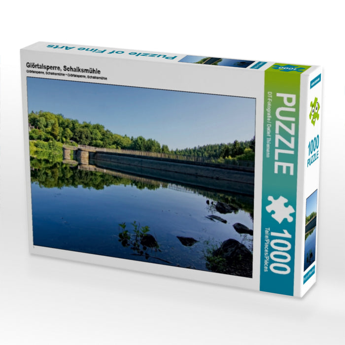Glörtalsperre, Schalksmühle 1000 Teile Puzzle quer - CALVENDO Foto-Puzzle'