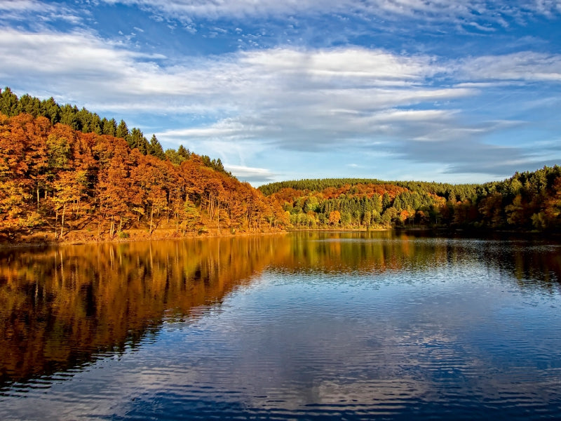 Jubach, Talsperre Kierspe 1000 Teile Puzzle quer - CALVENDO Foto-Puzzle'
