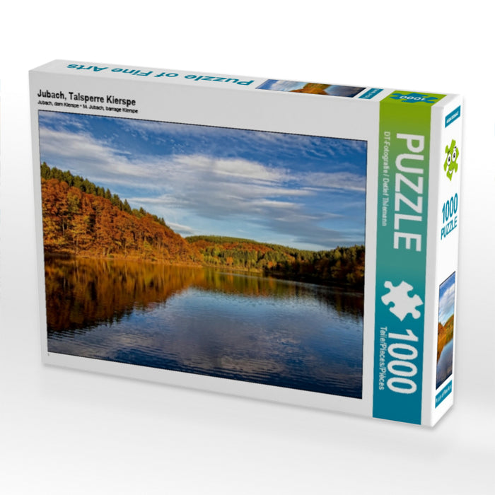Jubach, Talsperre Kierspe 1000 Teile Puzzle quer - CALVENDO Foto-Puzzle'
