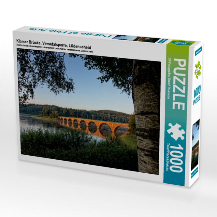 Pont Klamer, Versetalsperre, Lüdenscheid - Puzzle photo CALVENDO 