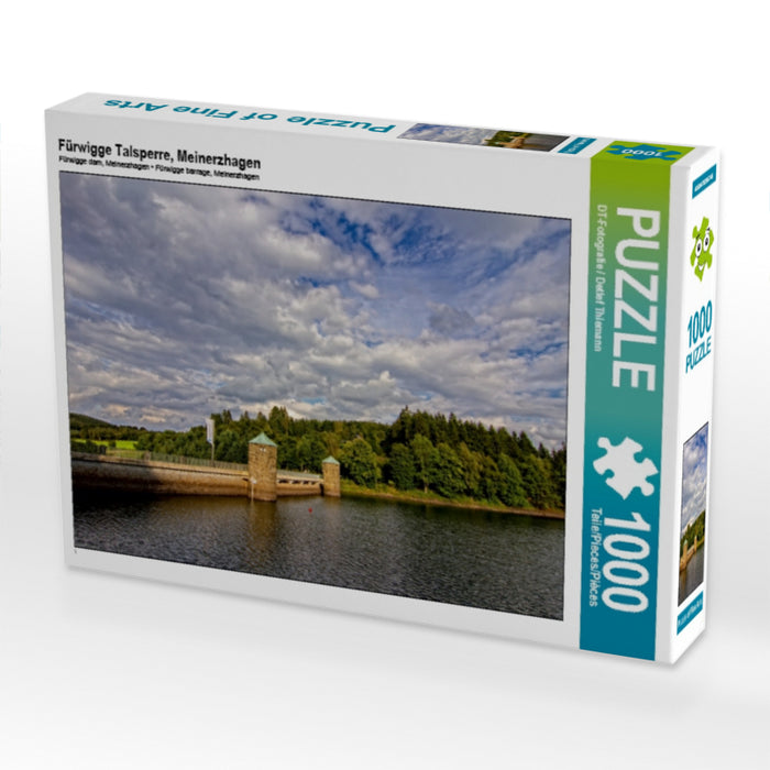 Fürwigge Talsperre, Meinerzhagen 1000 Teile Puzzle quer - CALVENDO Foto-Puzzle'