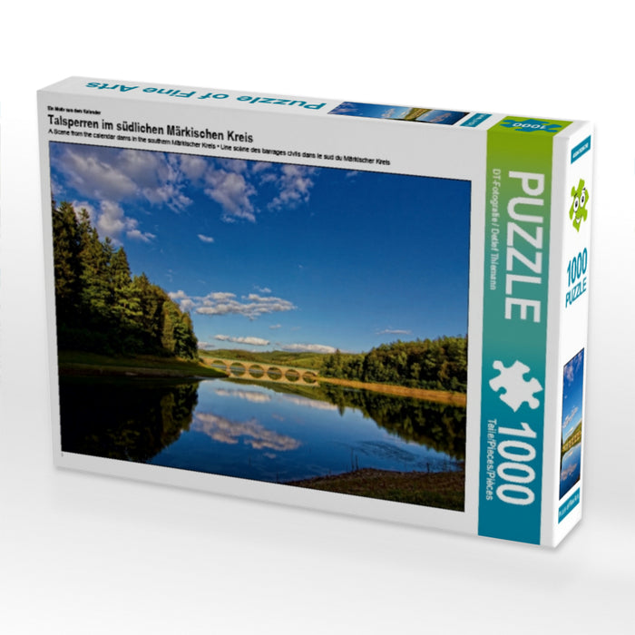 Ein Motiv aus dem Kalender Talsperren im südlichen Märkischen Kreis 1000 Teile Puzzle quer - CALVENDO Foto-Puzzle'