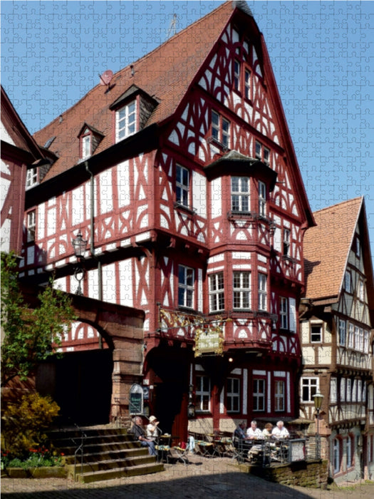 Miltenberg, Weinhaus am Markt 1000 Teile Puzzle hoch - CALVENDO Foto-Puzzle'