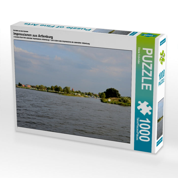 Impressions from Artlenburg - CALVENDO photo puzzle 