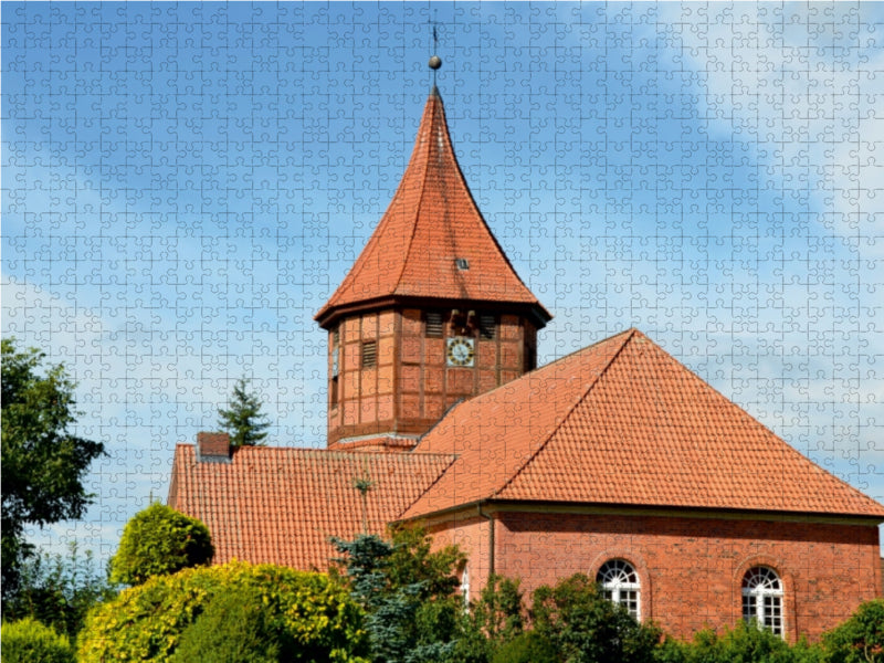 St.Nicolai-Kirche 1000 Teile Puzzle quer - CALVENDO Foto-Puzzle'