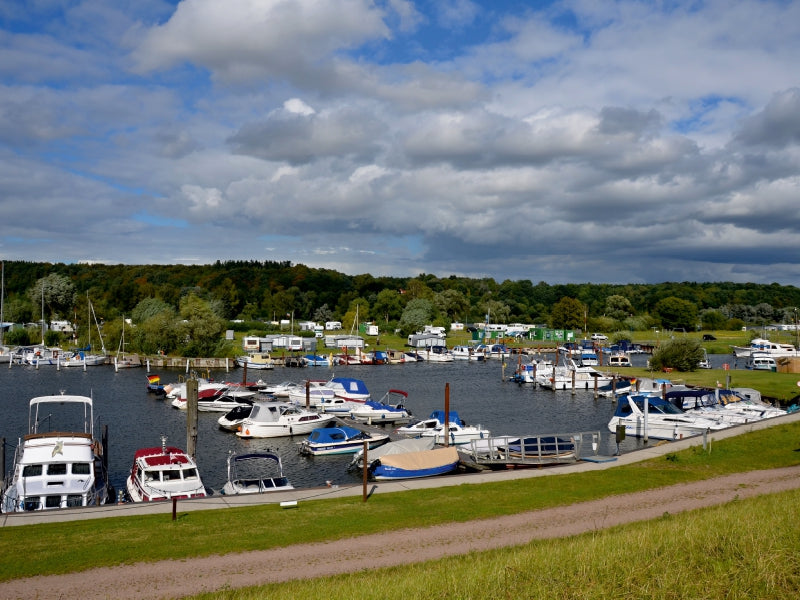 Yachthafen und Campingplatz 1000 Teile Puzzle quer - CALVENDO Foto-Puzzle'