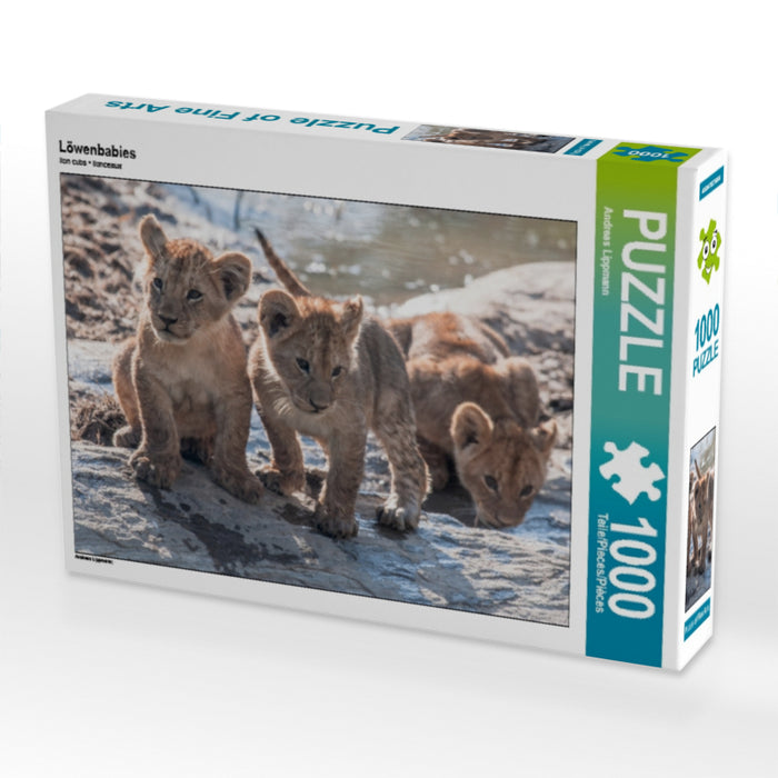Lion cubs - CALVENDO photo puzzle 