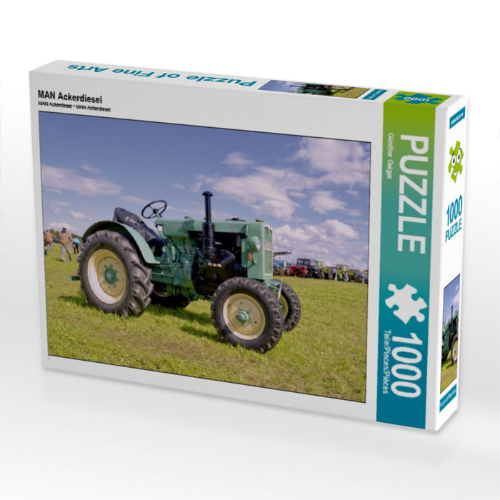 MAN Ackerdiesel - CALVENDO photo puzzle 