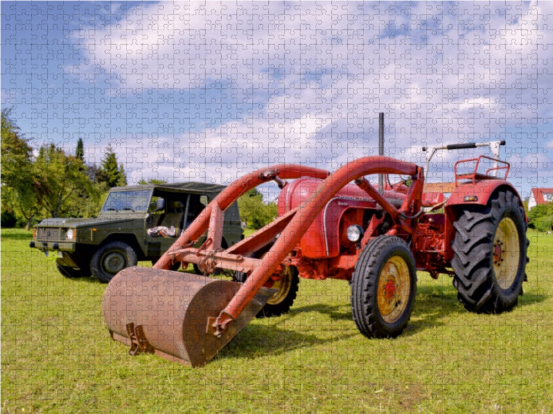 Porsche Diesel Master 1000 Teile Puzzle quer - CALVENDO Foto-Puzzle'