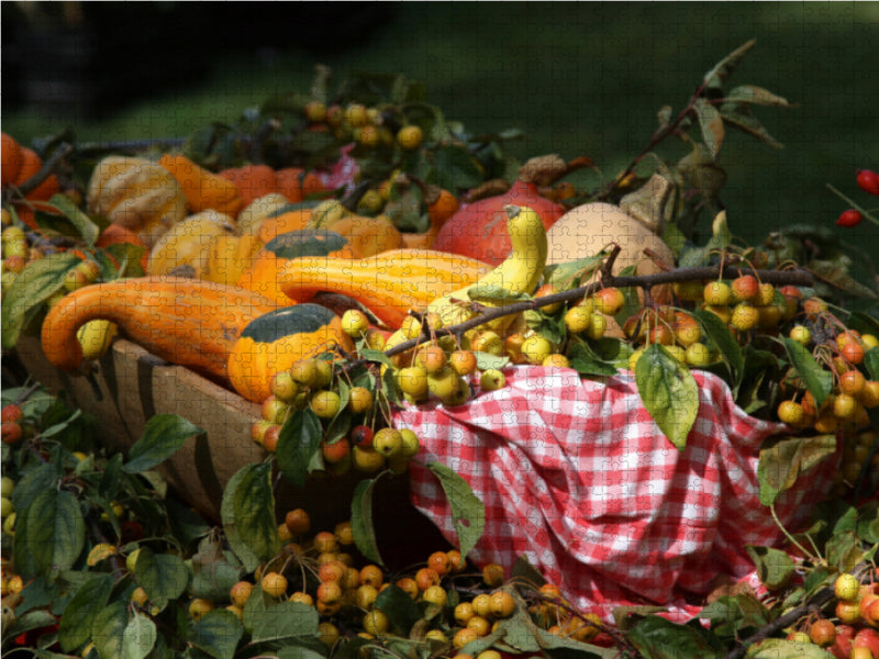 Herbstliches Stillleben 1000 Teile Puzzle quer - CALVENDO Foto-Puzzle'