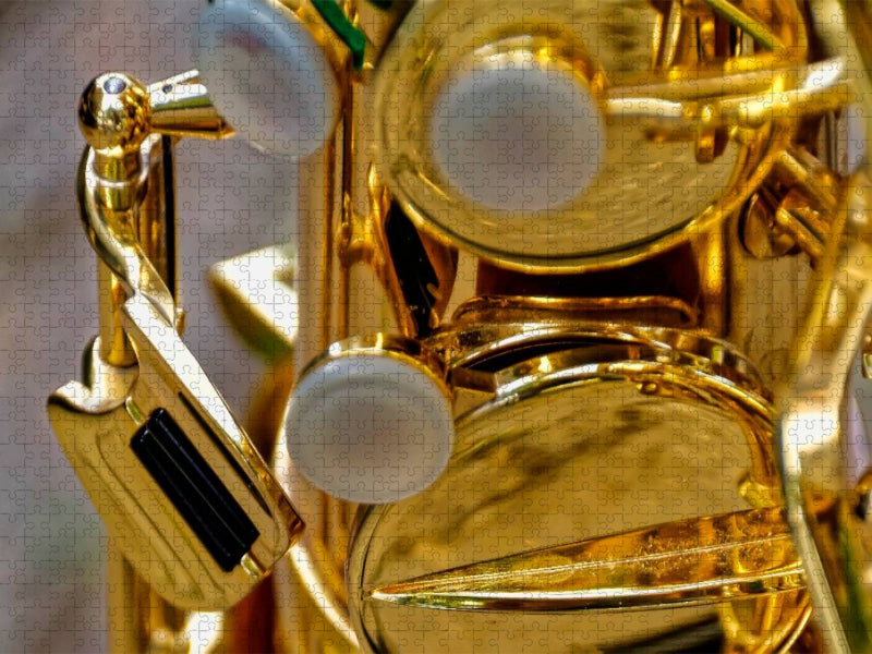 Saxophon - schön und sexy - CALVENDO Foto-Puzzle'