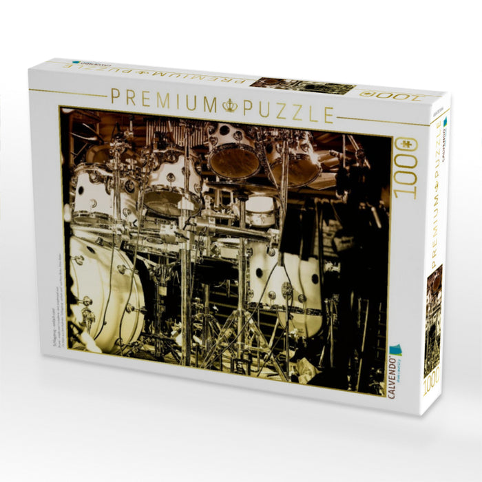 Schlagzeug - einfach cool - CALVENDO Foto-Puzzle'