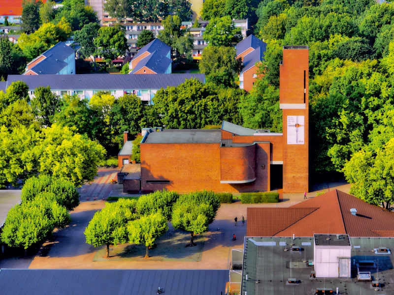 Nathan-Söderblom-Kirche Reinbek 1000 Teile Puzzle quer - CALVENDO Foto-Puzzle'
