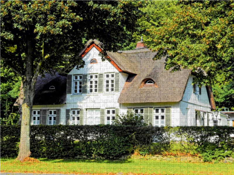 Reinbek, Tischlerkate - CALVENDO photo puzzle 