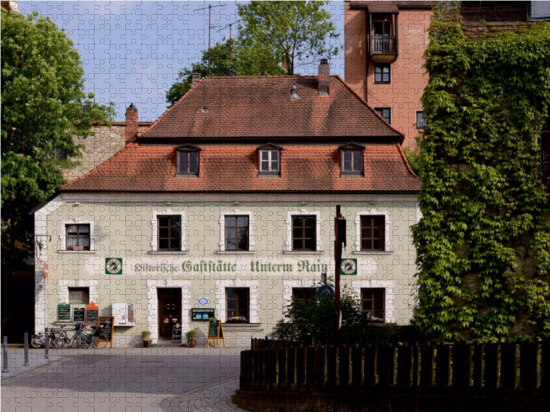 Historisches Gasthaus 1000 Teile Puzzle quer - CALVENDO Foto-Puzzle'