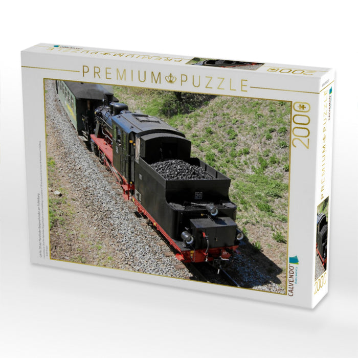 Lok Nr. 20 der Mansfelder Bergwerksbahn am Fichtelberg - CALVENDO Foto-Puzzle'