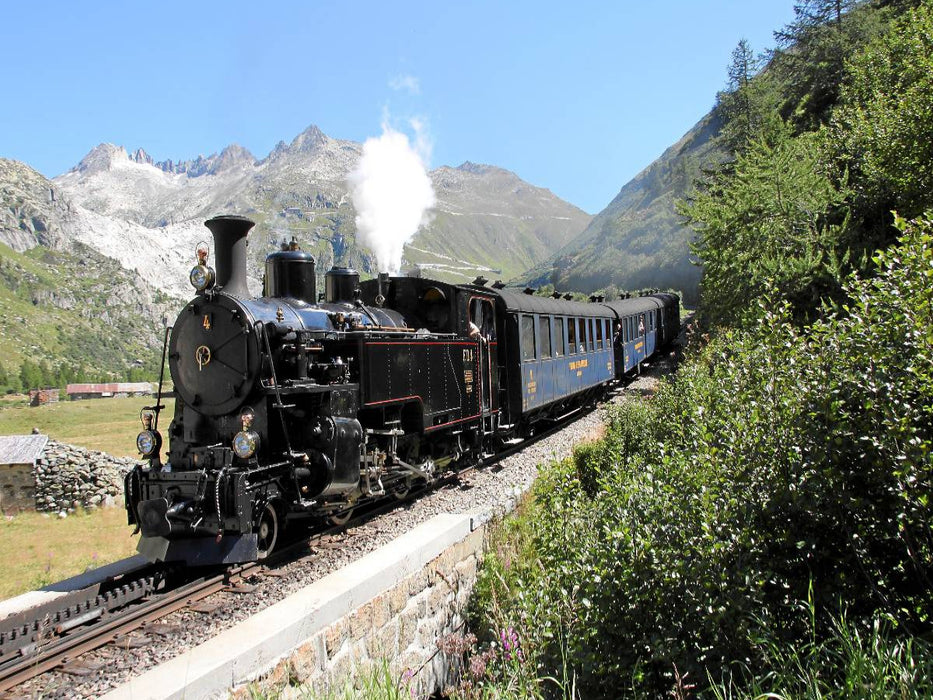 Furka Dampfbahn - CALVENDO Foto-Puzzle'